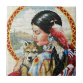 Native American Tegeltje (Voorkant)