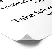 Native American Ten Commands Poster (Hoek)