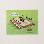 Native American Thanksgiving Legpuzzel (Horizontaal)