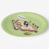 Native American Thanksgiving Papieren Bordje (Gekanteld)