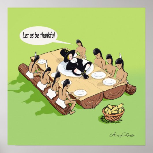 Native American Thanksgiving Poster (Voorkant)