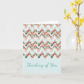 Native American Thinking of You Kaart (Gele Bloem)