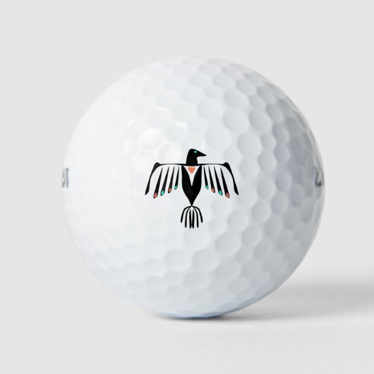 Native American Thunderbird Golfballen (Voorkant)
