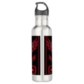 Native American Thunderbird Illustration Waterfles (Achterkant)