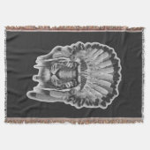 Native American Tiger Chief Deken (Voorkant)