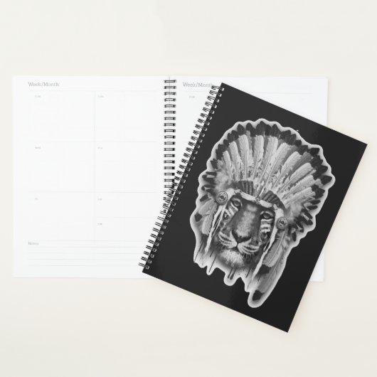 Native American Tiger Chief Planner (Display)