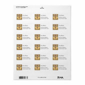 Native American Tomahawks Etiket (Full Sheet)
