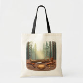 Native American Tools Artwork Tote Bag (Voorkant)