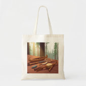 Native American Tools Artwork Tote Bag (Voorkant)