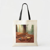 Native American Tools Artwork Tote Bag (Voorkant)