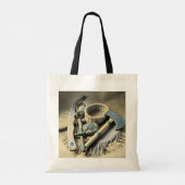 Native American Tools Artwork Tote Bag (Achterkant)