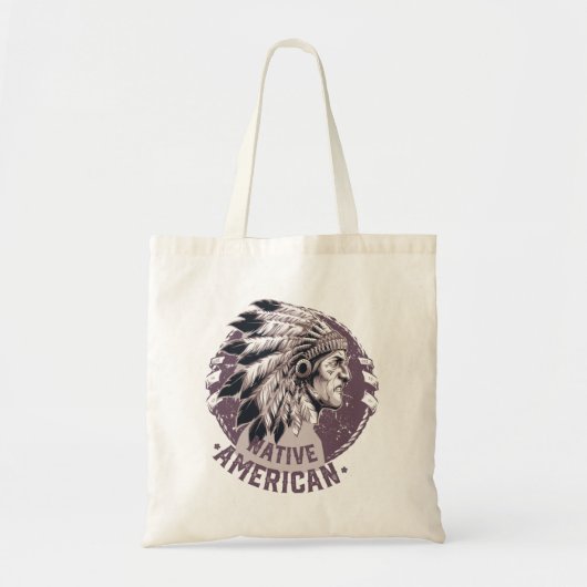 Native American Tote Bag (Voorkant)