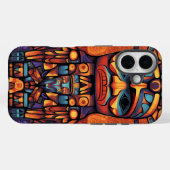 Native American Totem Design Case-Mate iPhone Case (Achterkant (horizontaal))