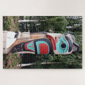 Native American Totem Pole, Anchorage, Alaska Legpuzzel (Horizontaal)