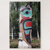 Native American Totem Pole, Anchorage, Alaska Legpuzzel (Verticaal)