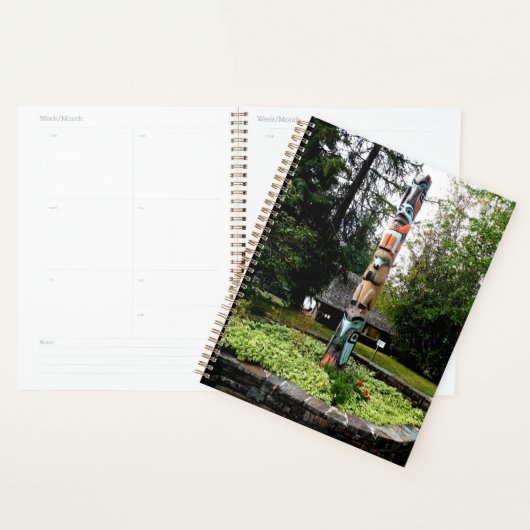 Native American Totem Poll Glacier Park Montana Planner (Display)