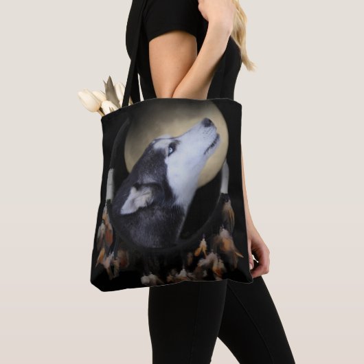 Native American Totem the Dog Dreamweaver Tas (Dichtbij)