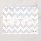 Native American Tribal Chevron Skulls Tipi Arrows Briefkaart (Achterkant)