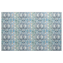 Native American Tribal Classic Blue Tan Pattern