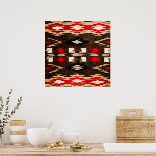 Native American Tribal Design Print (Keuken)