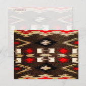 Native American Tribal Design Print Briefkaart (Voorkant / Achterkant)