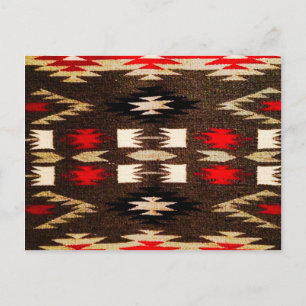 Native American Tribal Design Print Briefkaart