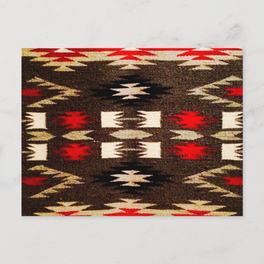 Native American Tribal Design Print Briefkaart (Voorkant)