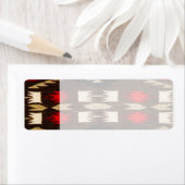 Native American Tribal Design Print Etiket (Insitu)