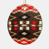 Native American Tribal Design Print Keramisch Ornament (Links)