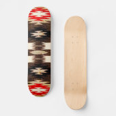 Native American Tribal Design Print Skateboard (Voorkant)
