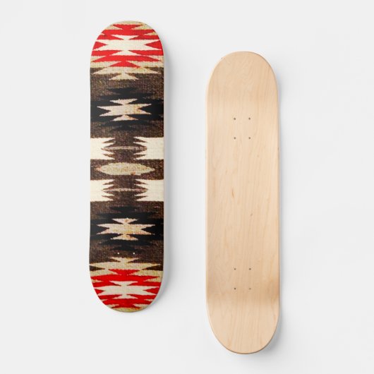 Native American Tribal Design Print Skateboard (Voorkant)