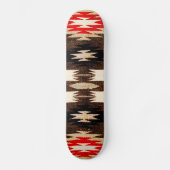 Native American Tribal Design Print Skateboard (Voorkant)