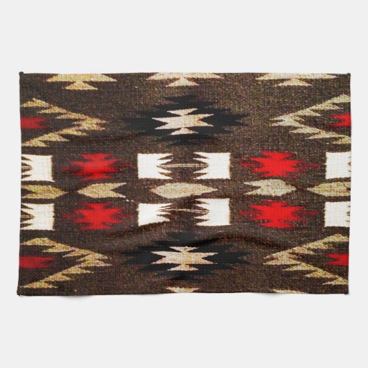 Native American Tribal Design Print Theedoek (Horizontaal)