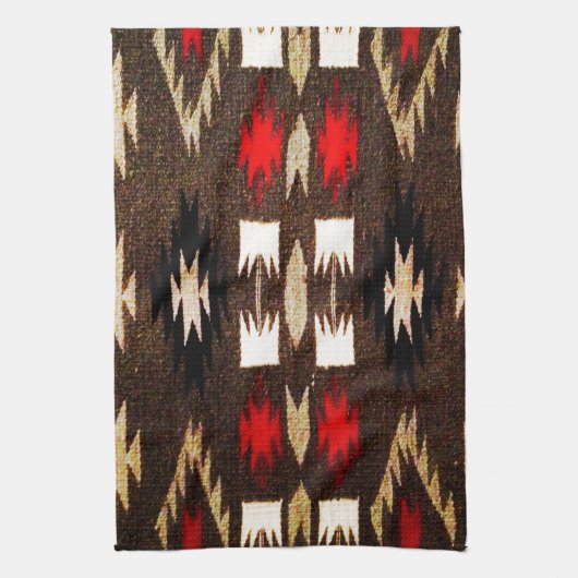 Native American Tribal Design Print Theedoek (Verticaal)