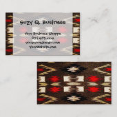 Native American Tribal Design Print Visitekaartje (Voorkant / Achterkant)