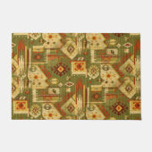 Native american tribal fabric I + jouw ideeën Deurmat (Voorkant)