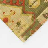 Native american tribal fabric I + jouw ideeën Fleece Deken (Hoek)