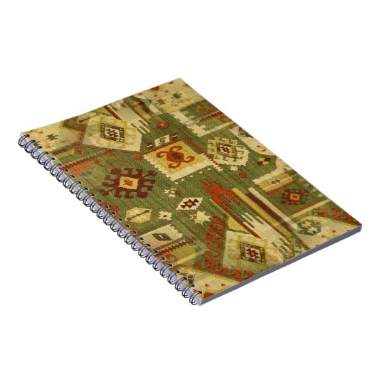 Native american tribal fabric I + jouw ideeën Notitieboek (Rechterzijde)