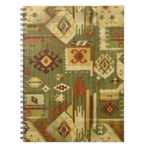 Native american tribal fabric I + jouw ideeën Notitieboek