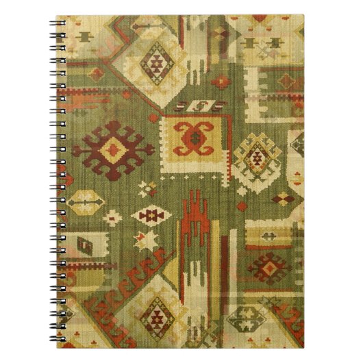 Native american tribal fabric I + jouw ideeën Notitieboek (Voorkant)