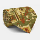 Native american tribal fabric I + jouw ideeën Stropdas (Opgerold)