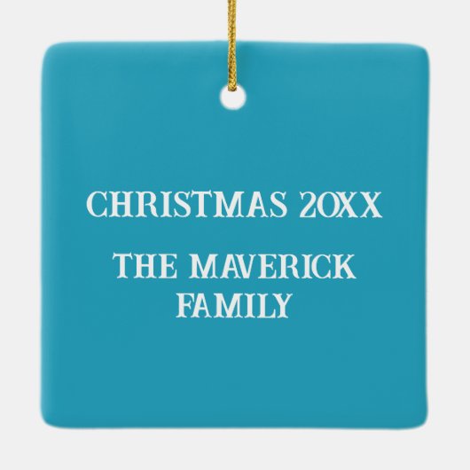 Native American Tribal Inspired Pattern Keramisch Ornament (Achterkant)