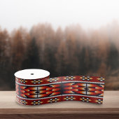 Native American Tribal Pattern Native Indian Grosgrain Lint