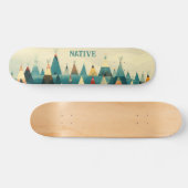Native American Tribe Tenten Persoonlijk Skateboard (Horizontaal)