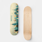 Native American Tribe Tenten Persoonlijk Skateboard (Voorkant)
