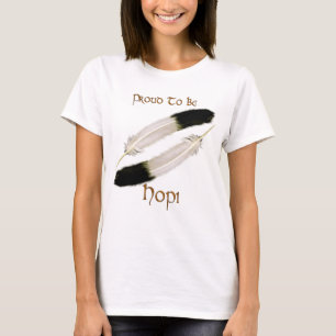 Native American 'TROTS OM HOPI TE ZIJN' T-shirt