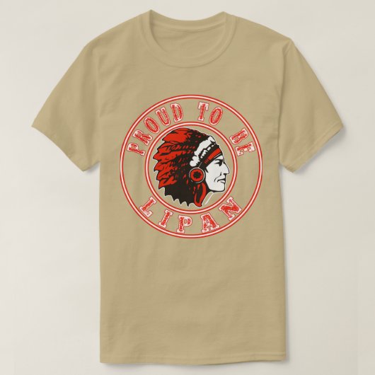 Native American trots om Lipan te zijn T-shirt (Design voorkant)