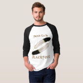 Native American 'TROTSE TO BE BLACKFOOT" Series T-shirt (Voorkant volledig)