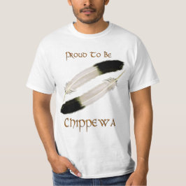 Native American 'TROTSE TO BE CHIPPEWA" Series T-shirt
