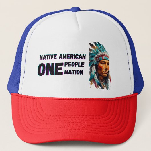 Native American Trucker Pet (Voorkant)
